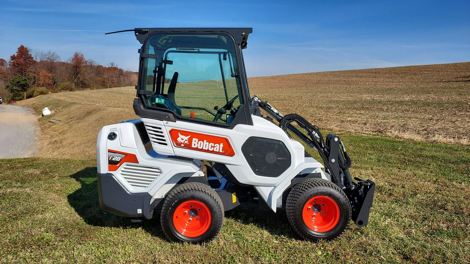 Skid steer with attachments